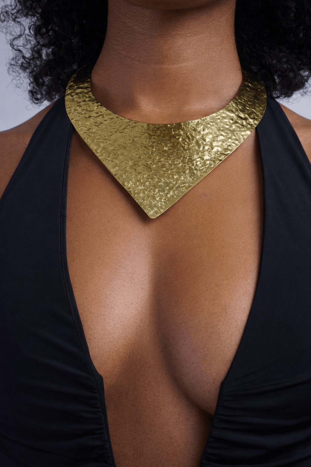 Private Label NECKLACES Gold V-Choker Necklace