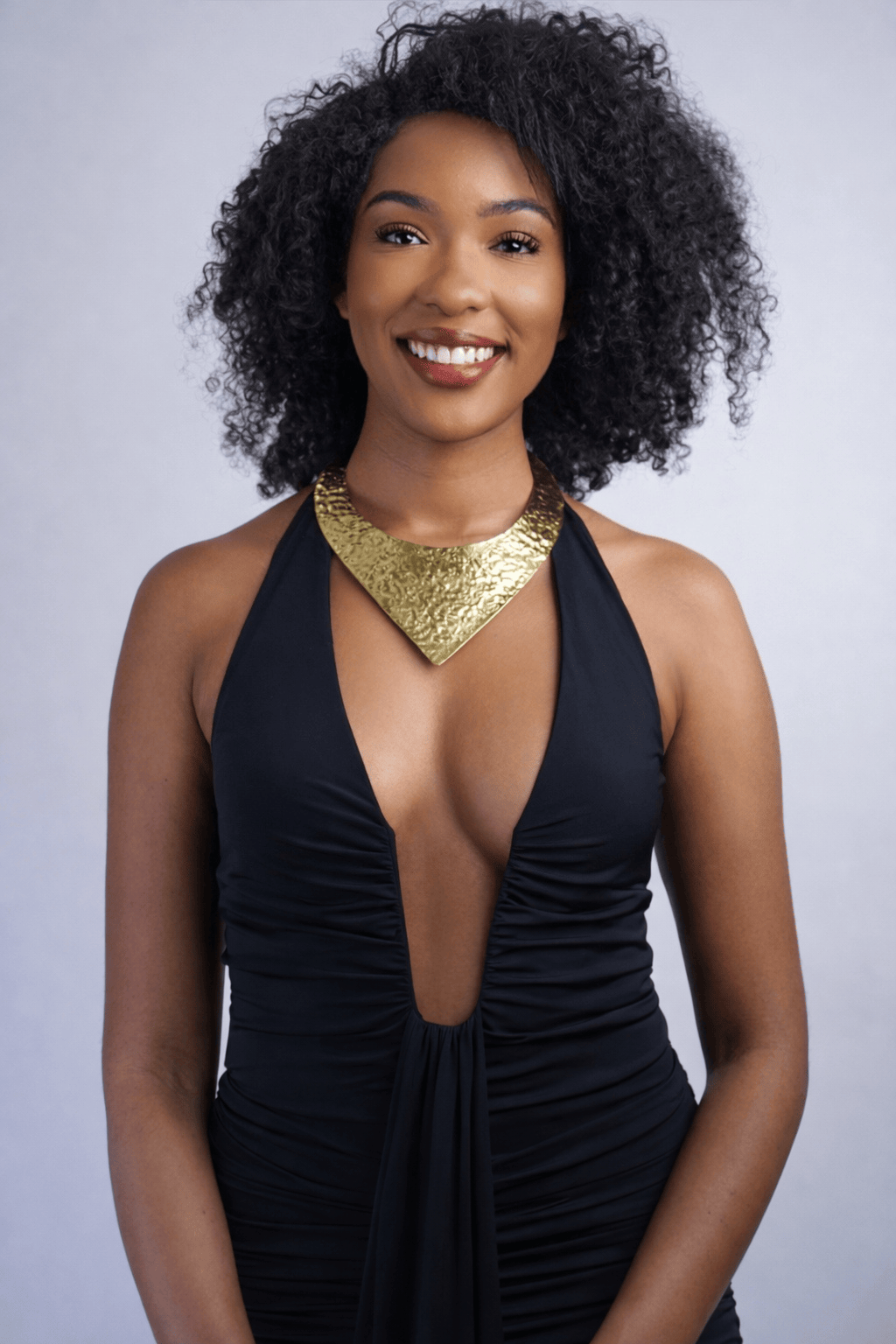 Private Label NECKLACES Gold V-Choker Necklace