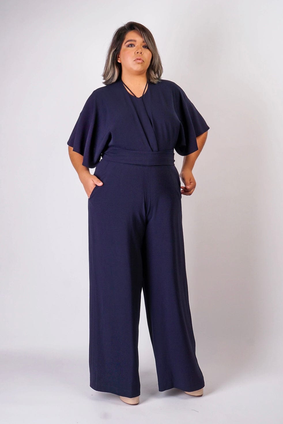 Chloe Dao PANTS Dark Navy Tie Wrapped Cheryl Pants