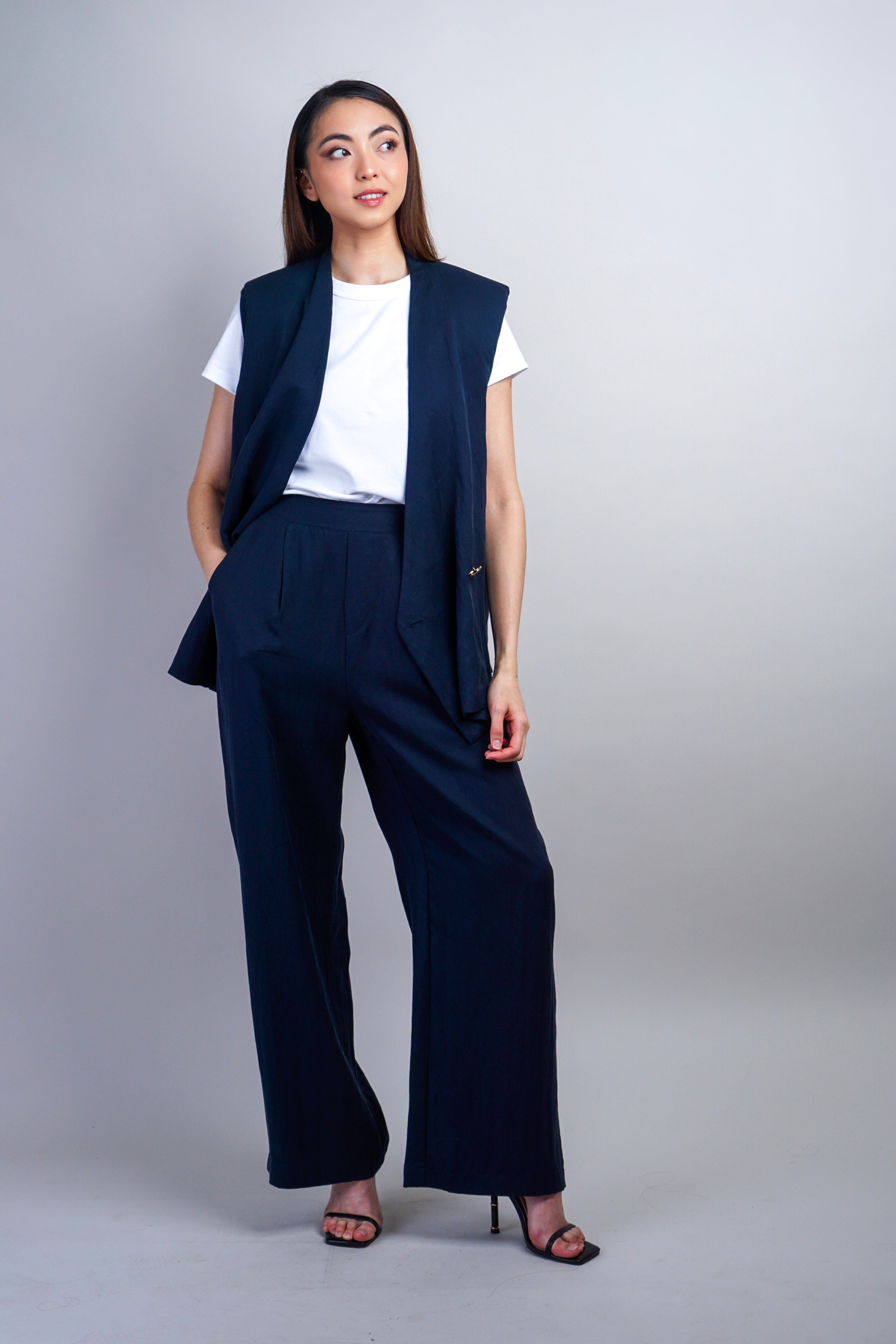 Private Label PANTS Navy Relaxed Pant
