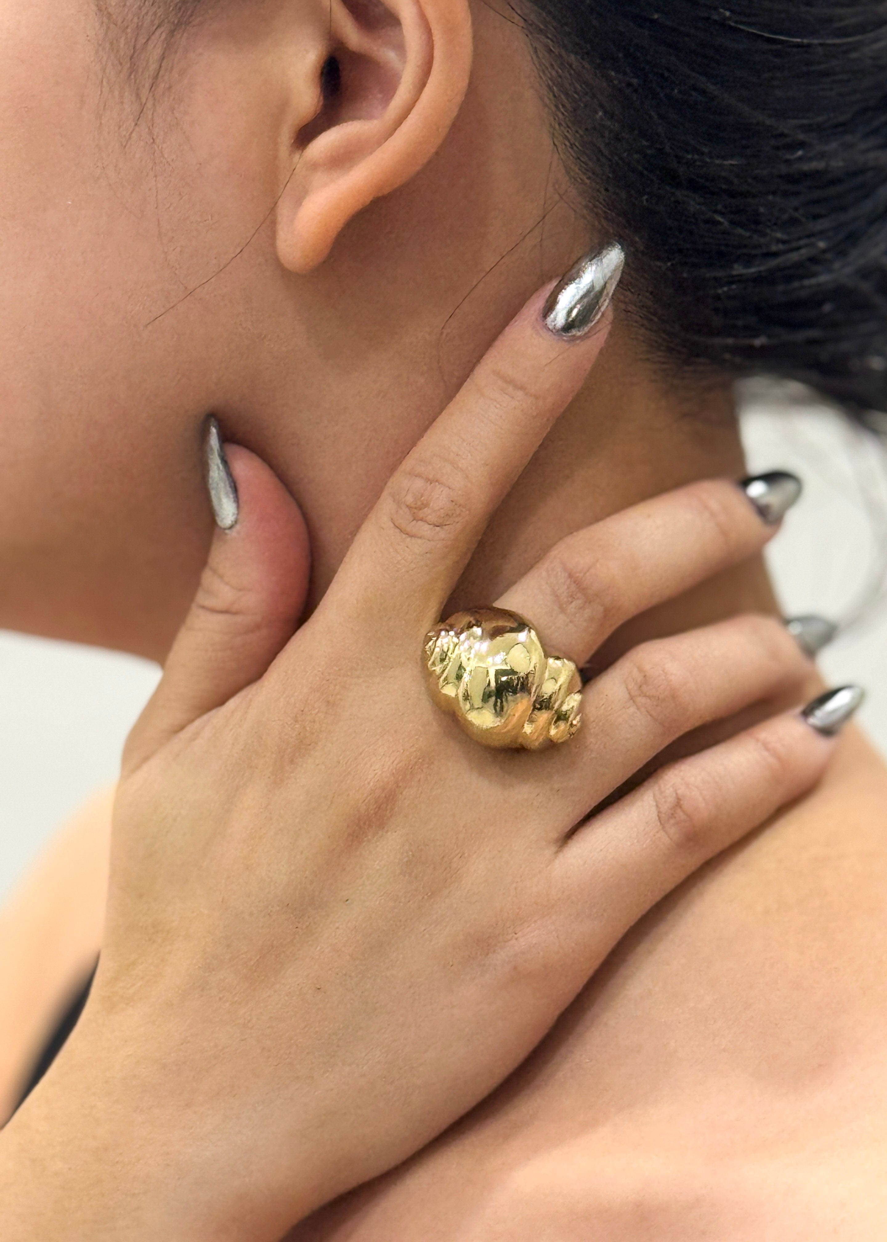 Private Label RINGS Gold Sea Shell Ring