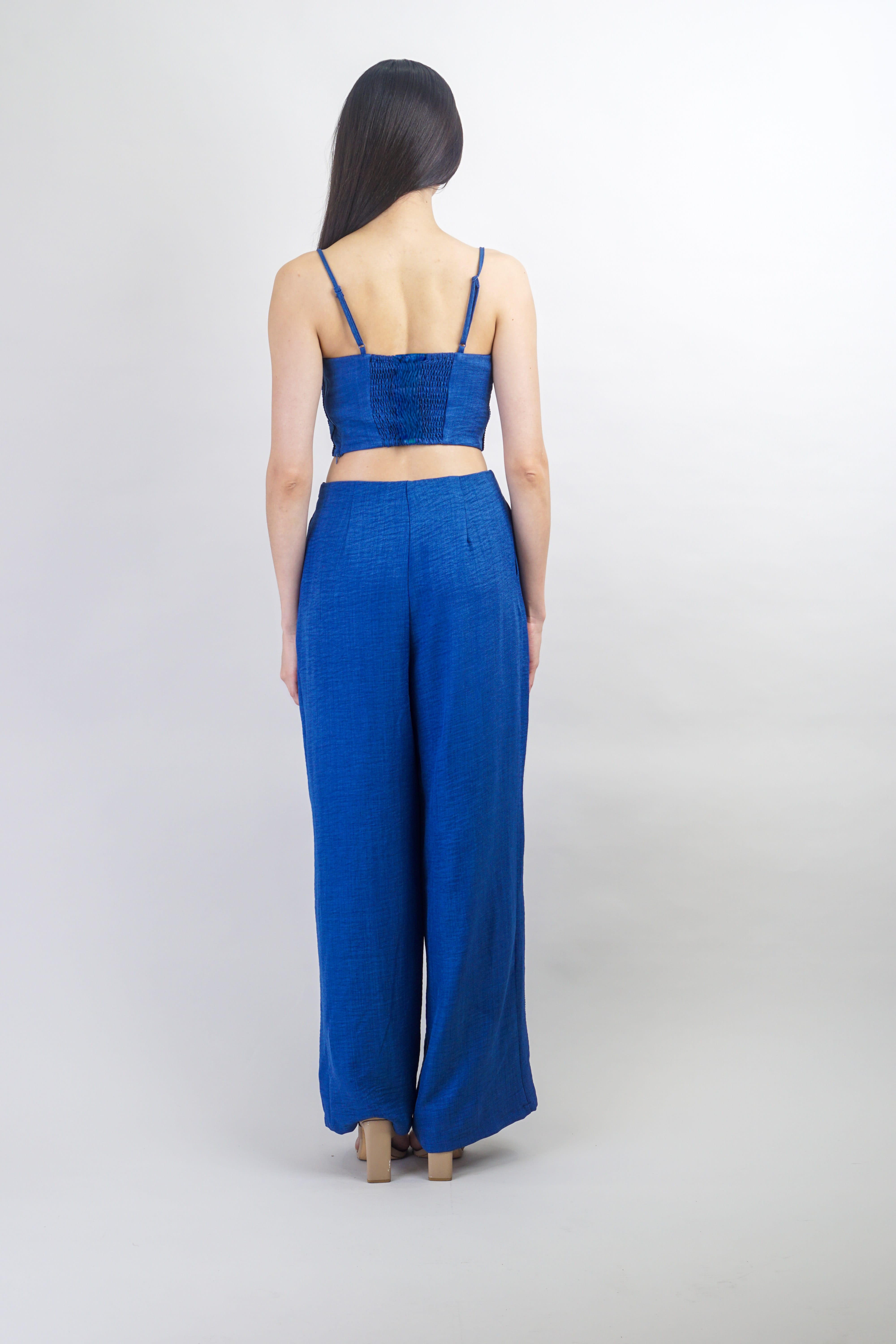 Private Label SHORTS Navy Rope Trim Pant