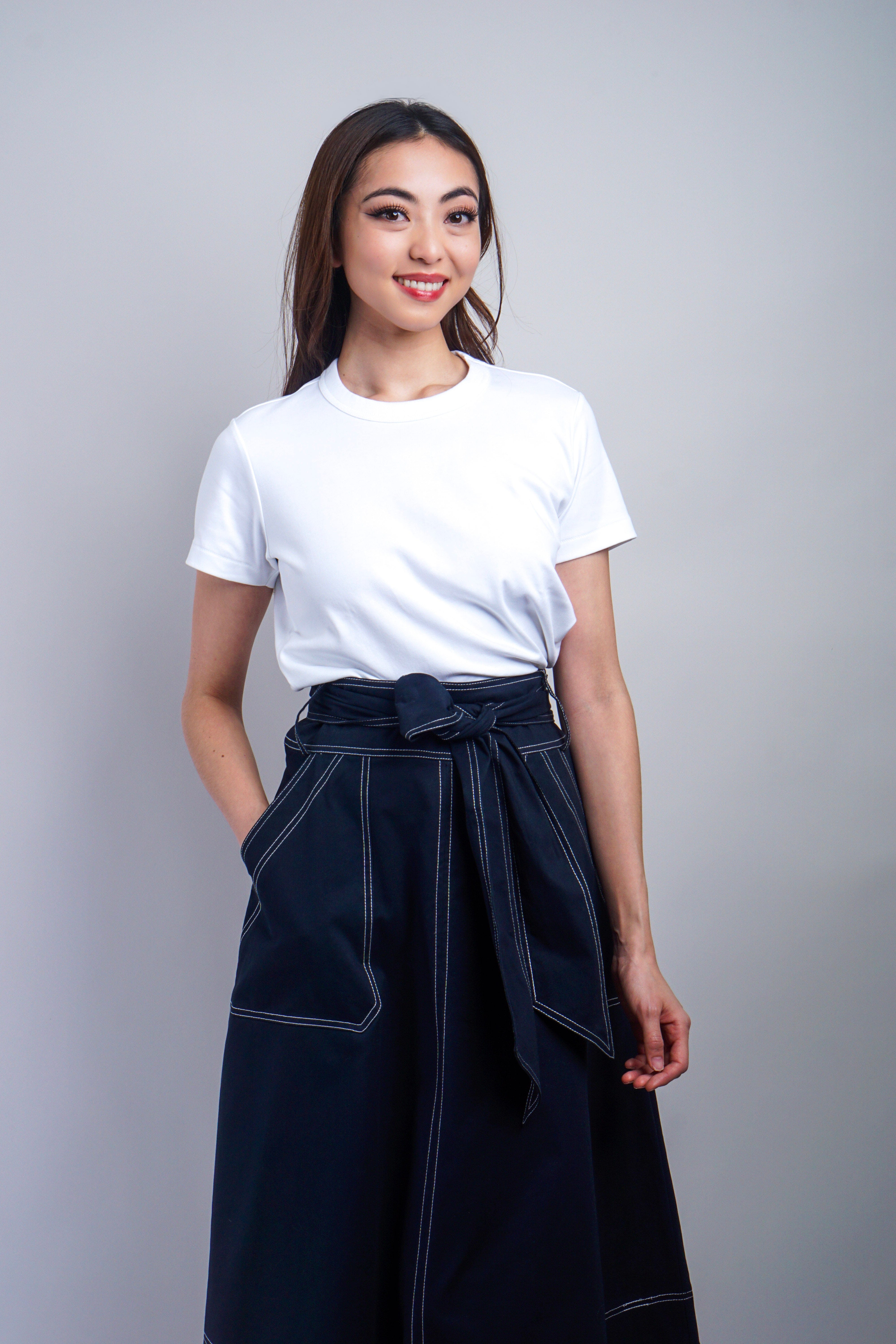 Private Label SKIRTS Navy Midi Skirt