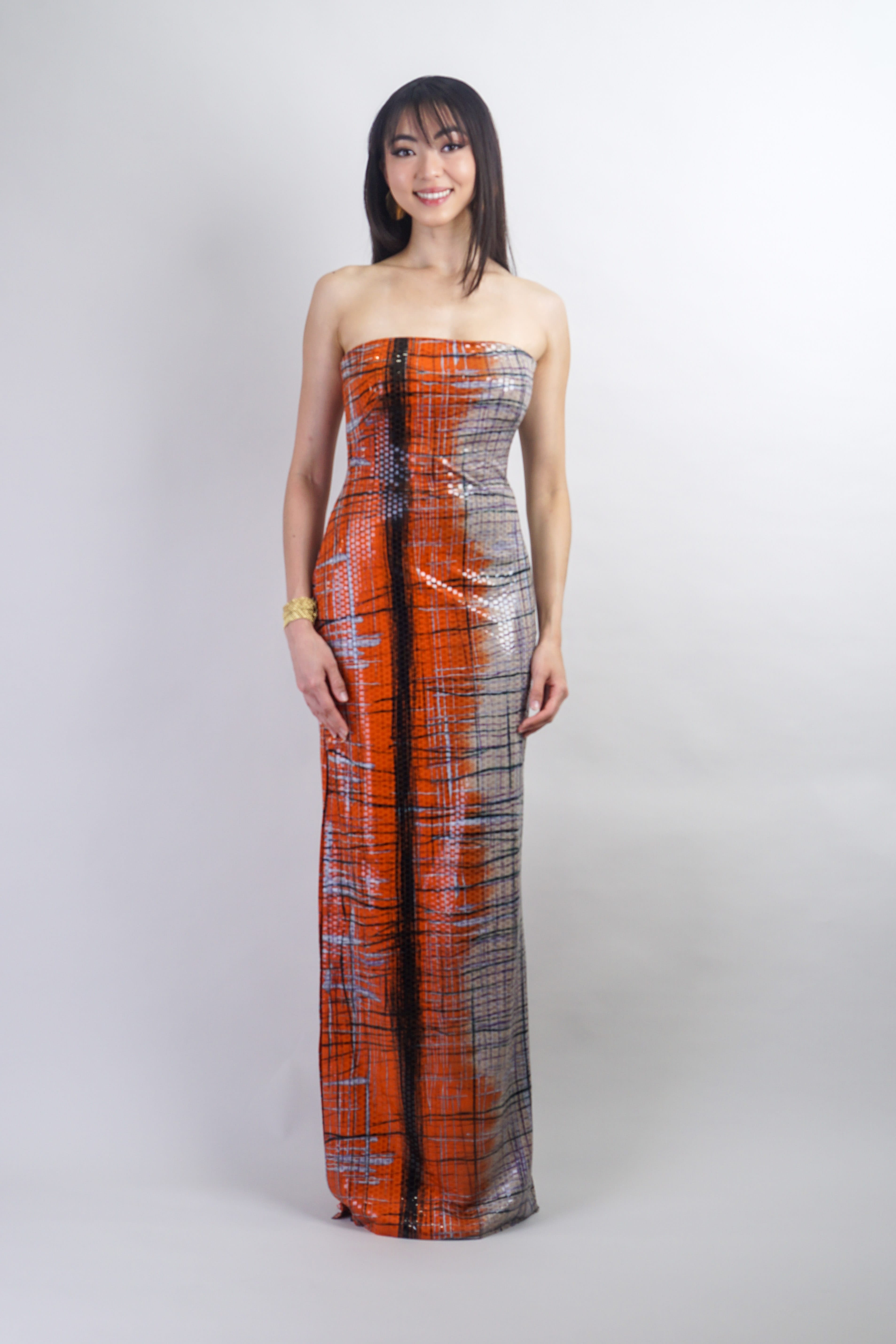 CD-Archive Strapless Sanaz Gown