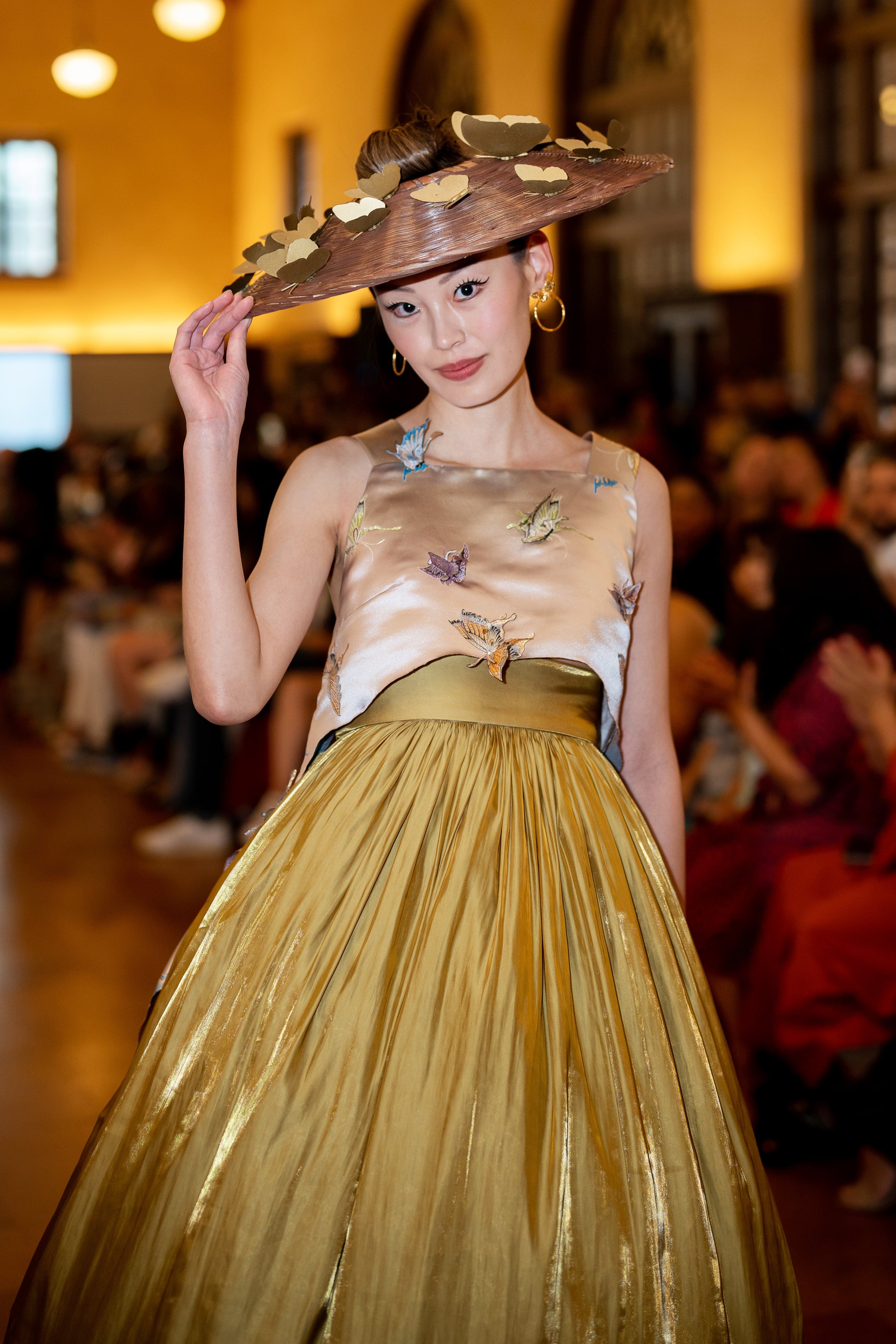CD-Archive TOPS 3D Butterfly Crop Top
