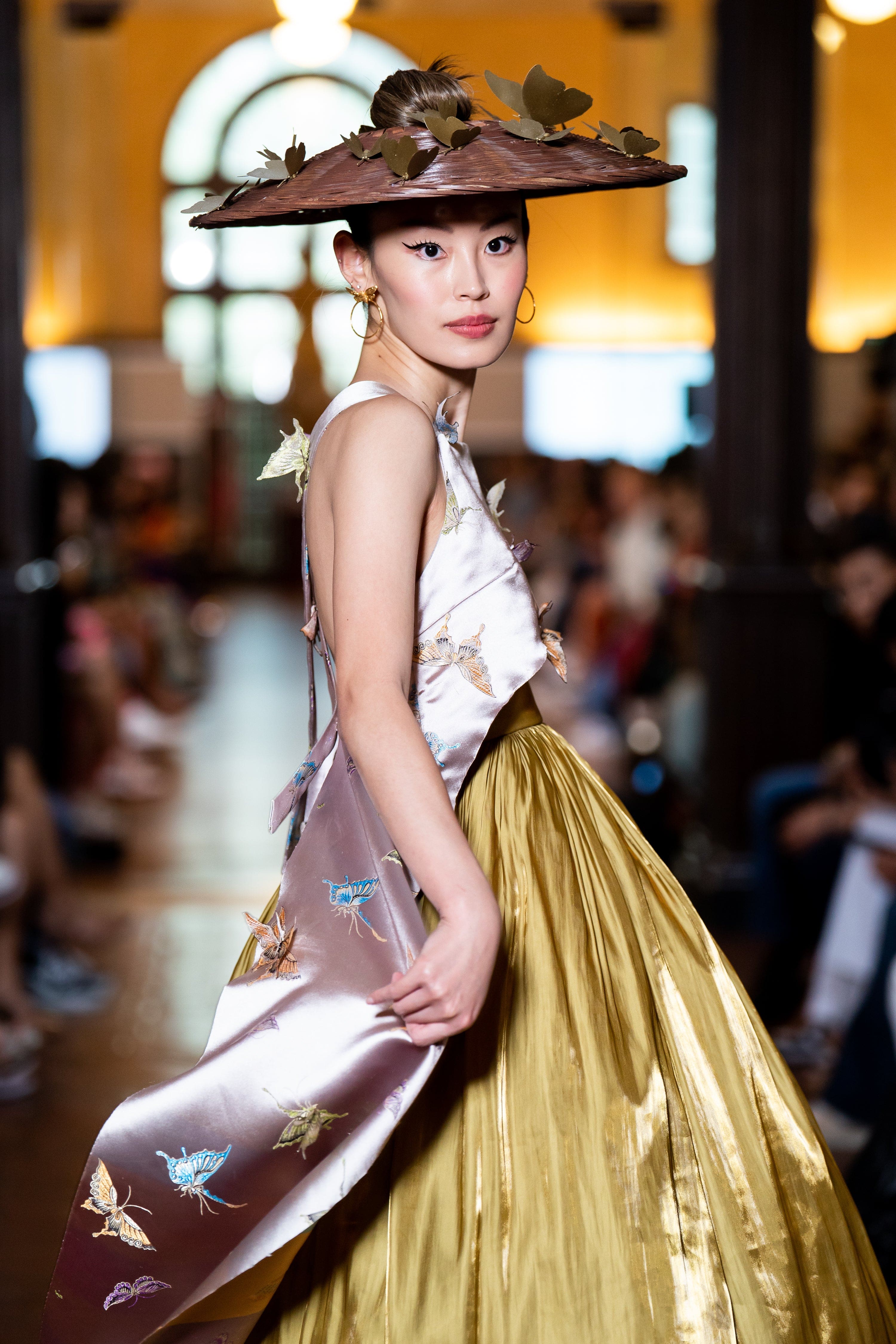 CD-Archive TOPS 3D Butterfly Crop Top