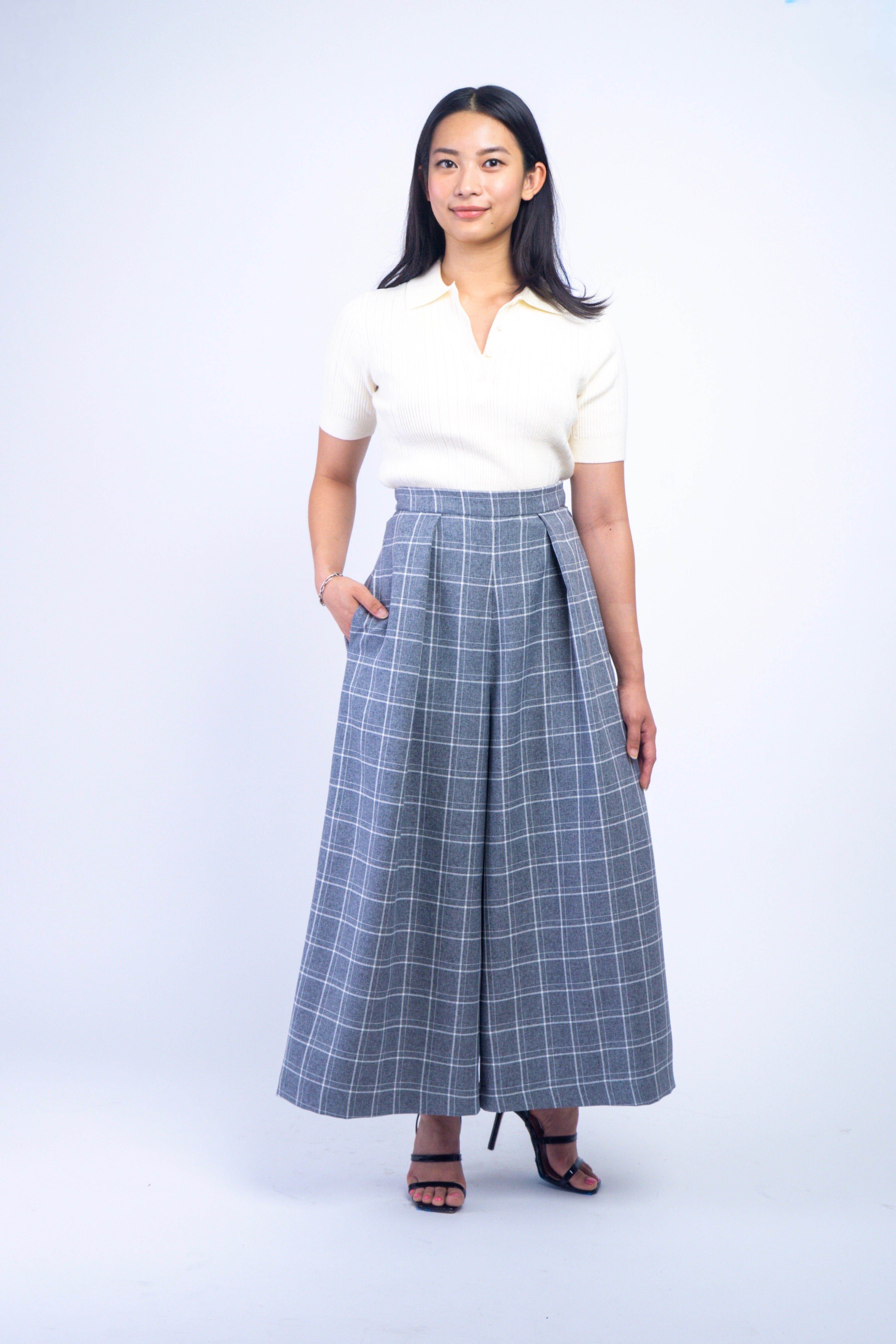 Private Label TOPS Ivory Polo Sweater