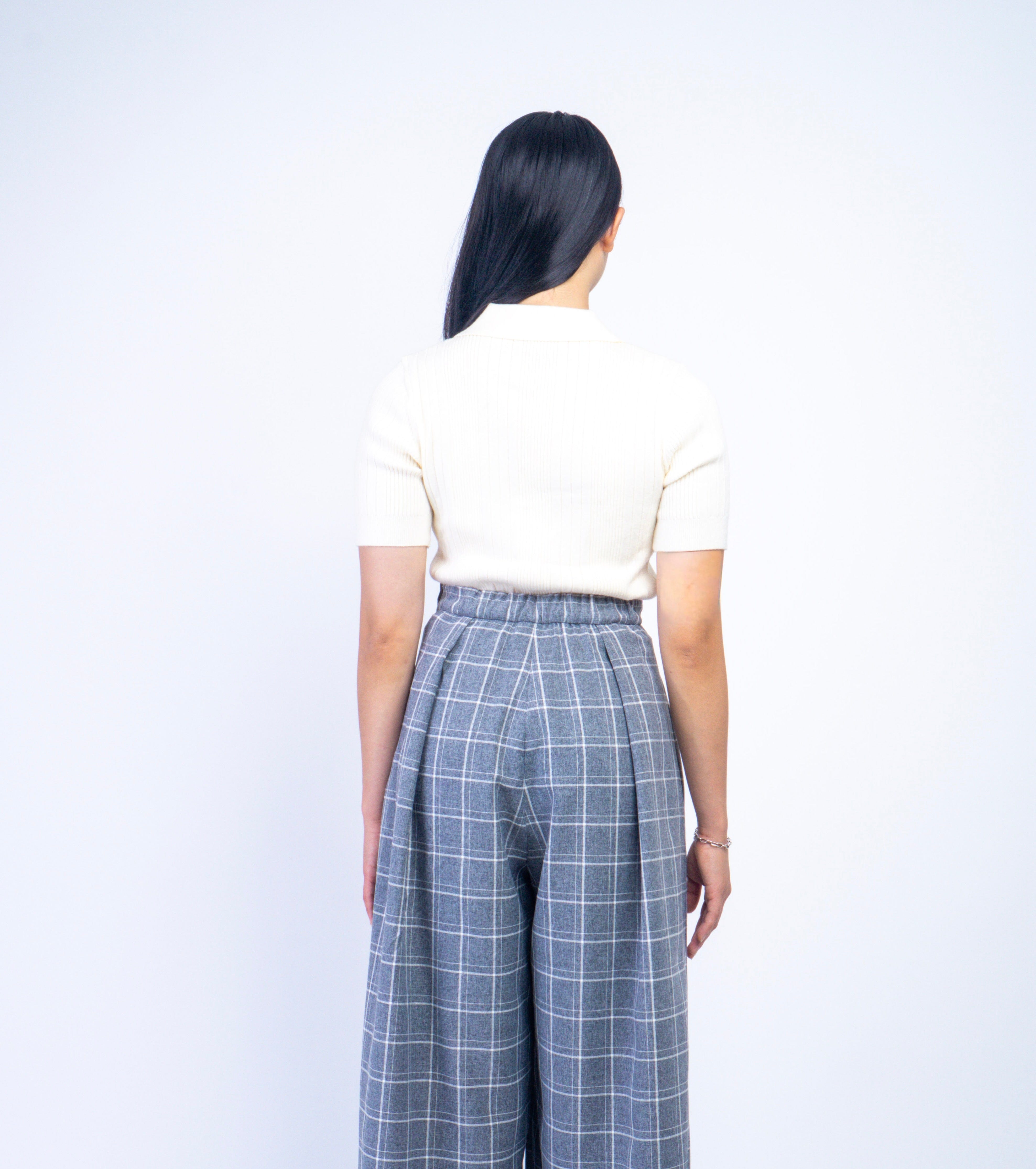 Private Label TOPS Ivory Polo Sweater