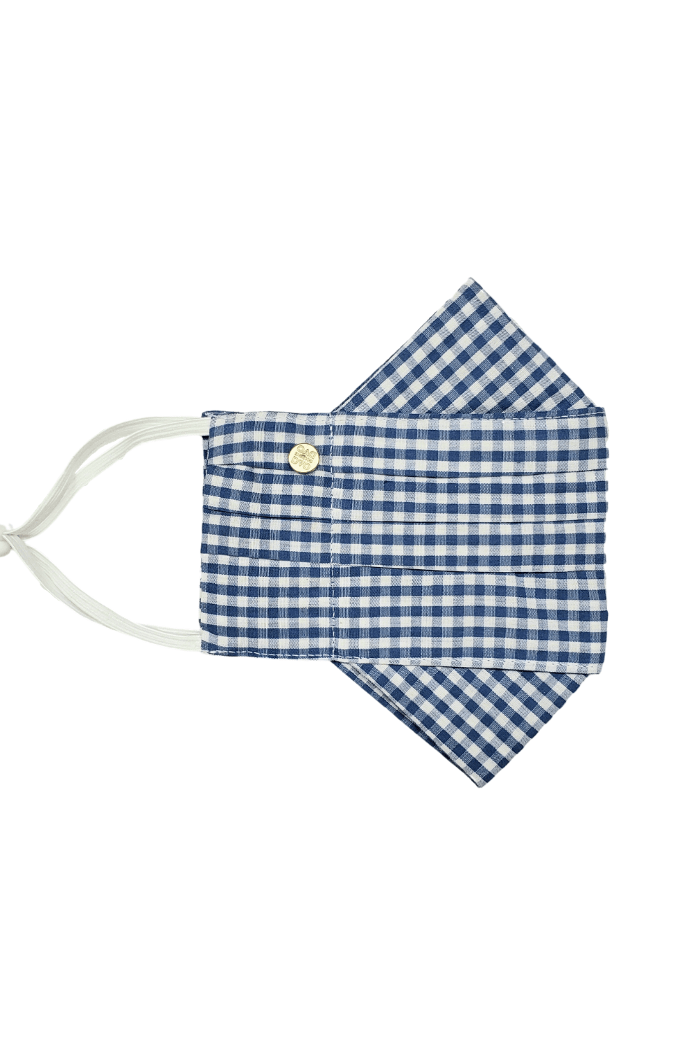 Safely Sip Face Masks Safely Sip Mask in Ice Blue Gingham - Chloe Dao
