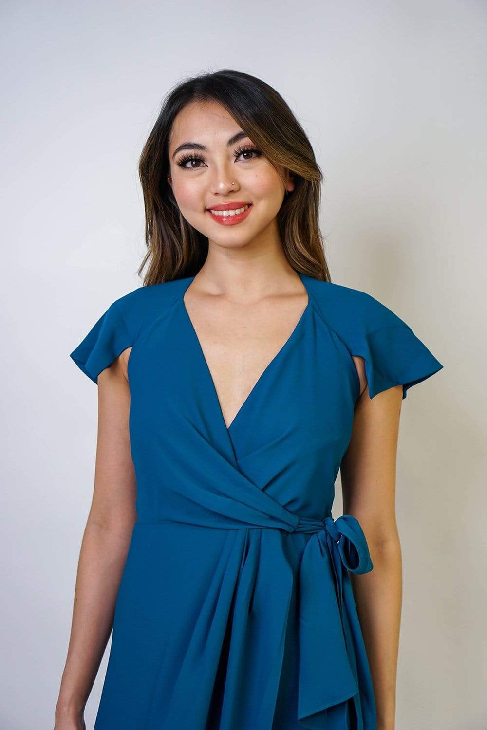Chloe Dao GOWN Sameerah Gown in Teal