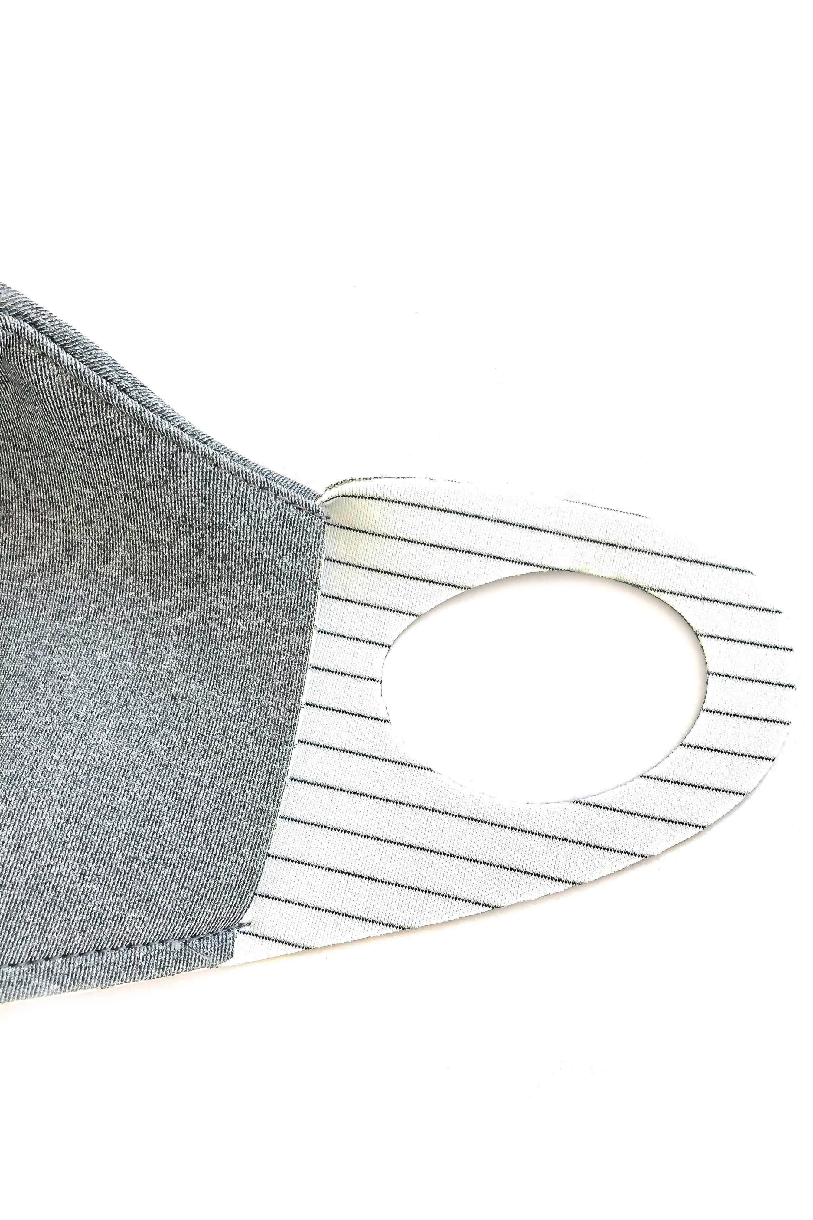 Neoprene Face Masks Grey Antibacterial Premium Neoprene Waterproof Face Mask (Filter Pocket) - Chloe Dao