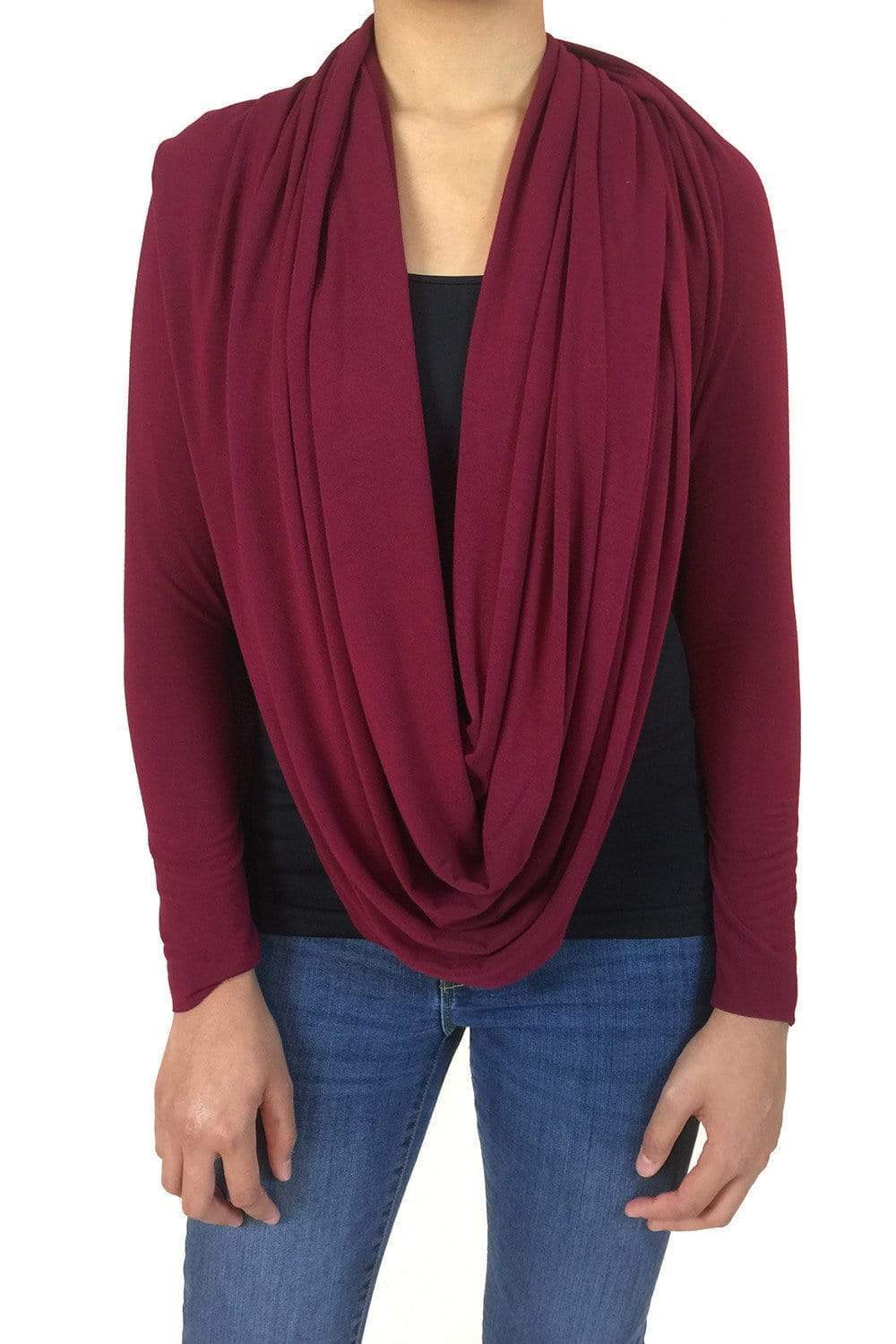 SCARVES Aya Scarf - Burgundy - Chloe Dao
