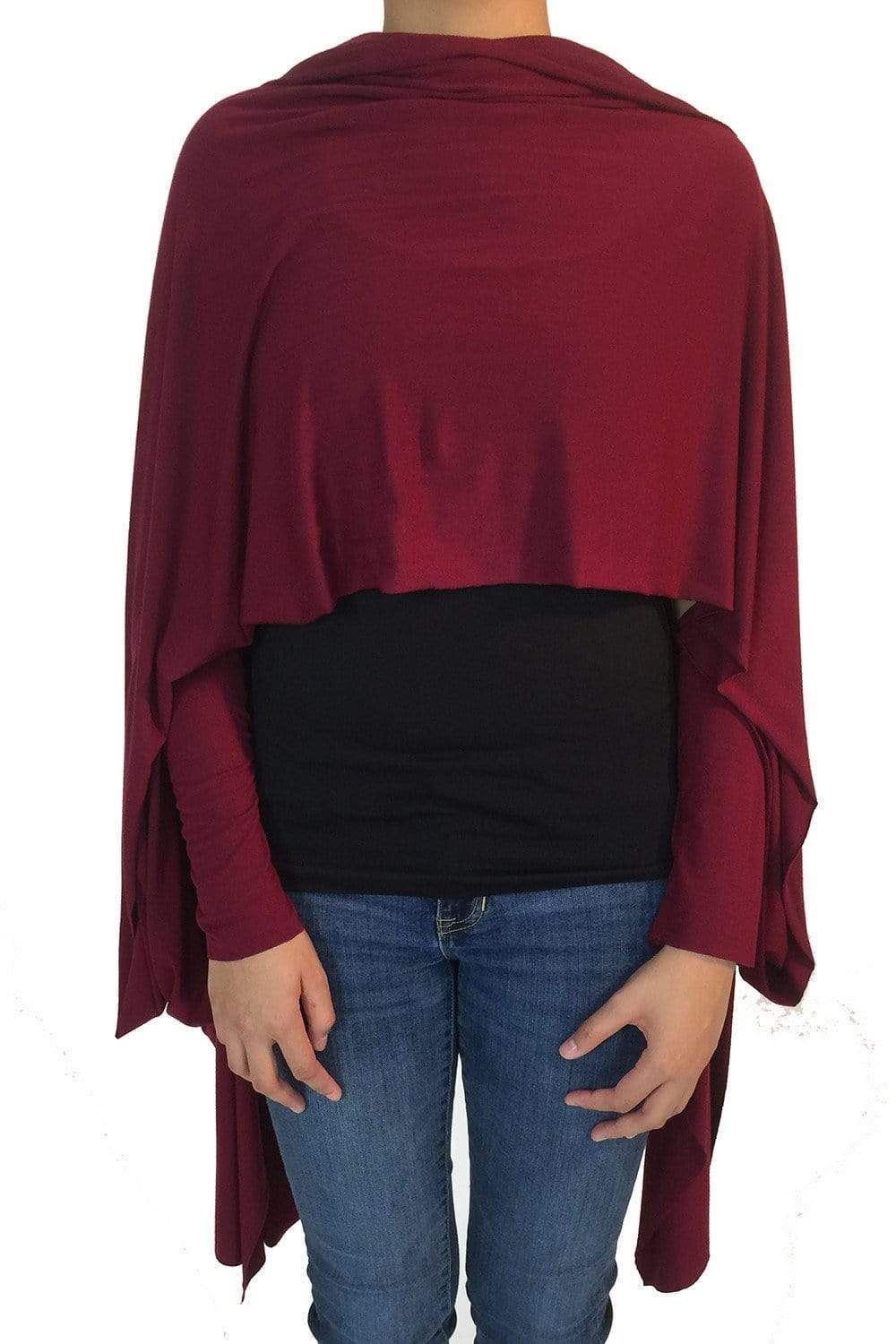 SCARVES Aya Scarf - Burgundy - Chloe Dao