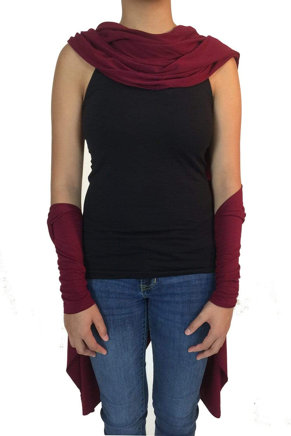 SCARVES Aya Scarf - Burgundy - Chloe Dao