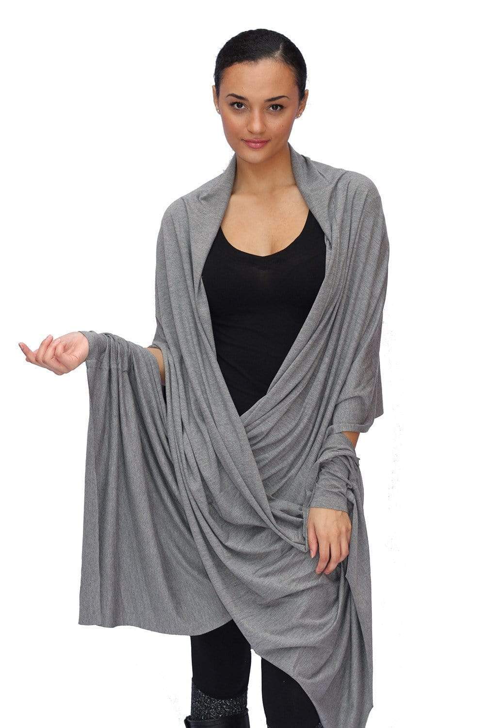 SCARVES Aya Scarf - Dark Grey - Chloe Dao