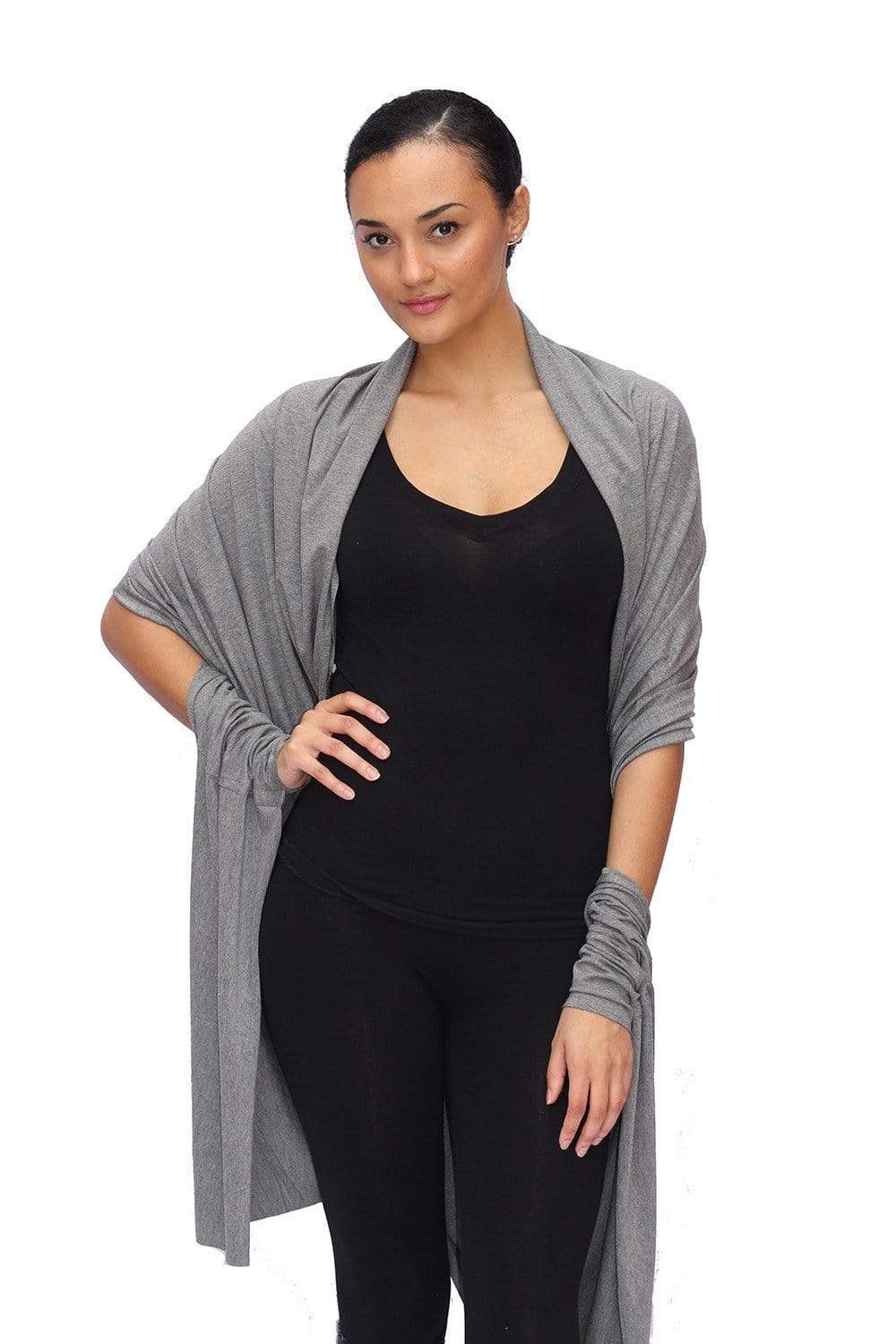 SCARVES Aya Scarf - Dark Grey - Chloe Dao